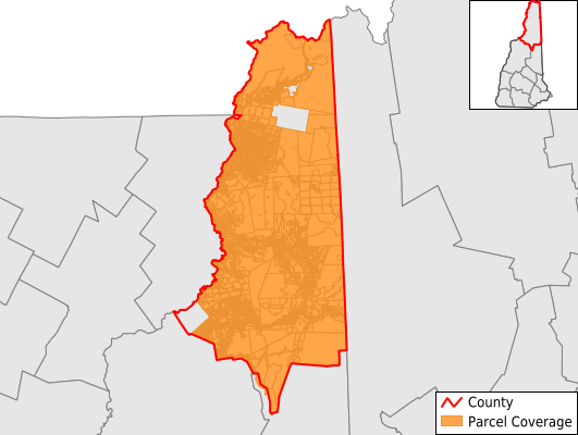 Coos County New Hampshire GIS Parcel Data Download Coverage
