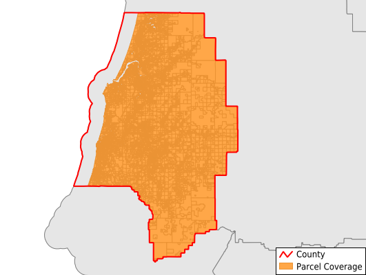 Coos County Oregon GIS Parcel Data Download Coverage