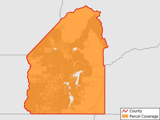 Costilla County Colorado GIS Parcel Data Download Coverage