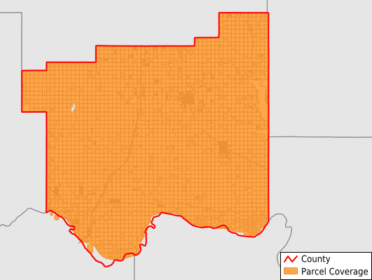 Cotton County Oklahoma GIS Parcel Data Download Coverage
