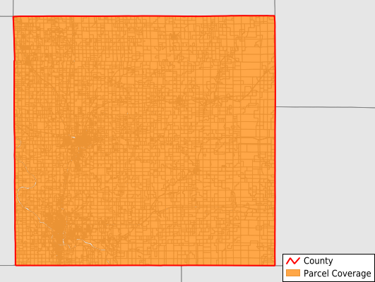 Cowley County Kansas GIS Parcel Data Download Coverage