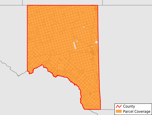 Crane County Texas GIS Parcel Data Download Coverage