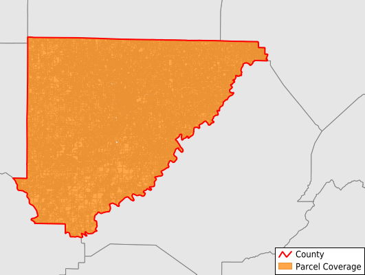 Cullman County Al Parcel Data Coverage Map 