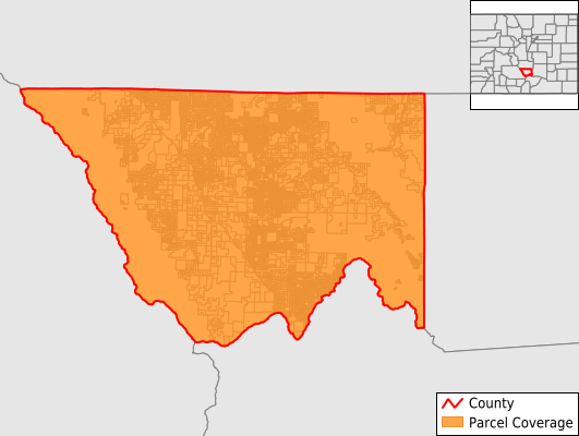Custer County Colorado GIS Parcel Data Download Coverage