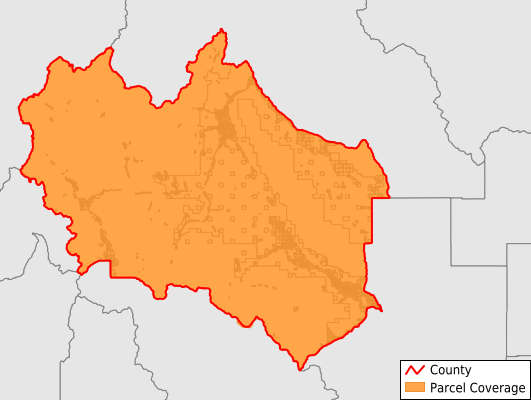 Custer County Idaho GIS Parcel Data Download Coverage