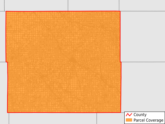 Custer County Nebraska GIS Parcel Data Download Coverage