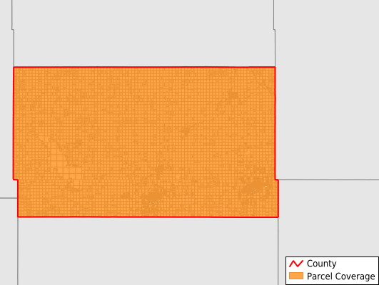 Custer County Oklahoma GIS Parcel Data Download Coverage