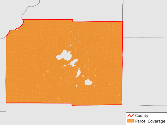 Dane County Wisconsin GIS Parcel Data Download Coverage