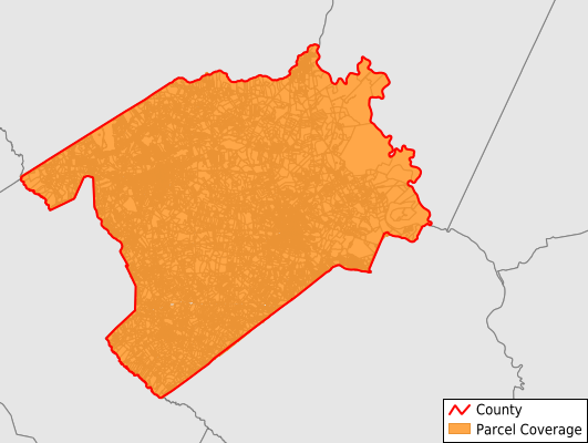 Darlington County South Carolina GIS Parcel Data Download Coverage