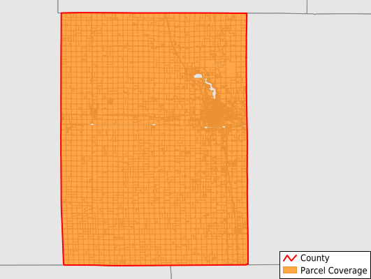 Davison County South Dakota GIS Parcel Data Download Coverage