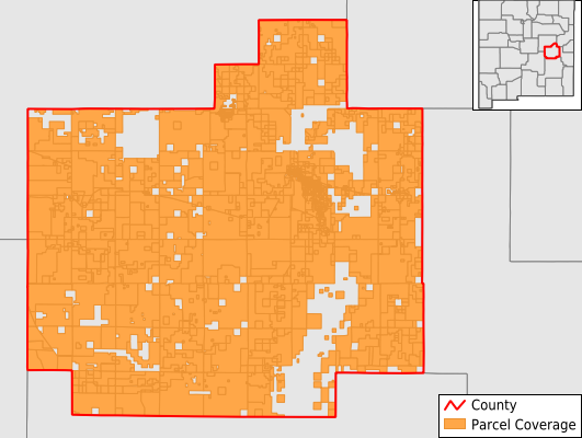 De Baca County New Mexico GIS Parcel Data Download Coverage