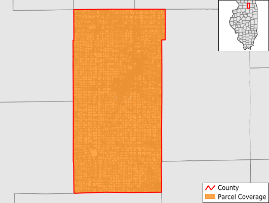 DeKalb County Illinois GIS Parcel Data Download Coverage
