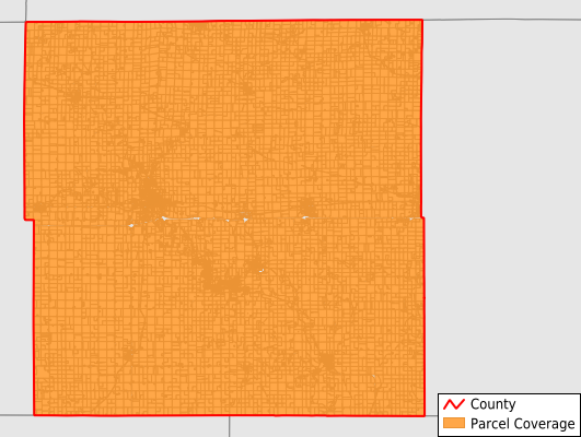 Delaware County Iowa GIS Parcel Data Download Coverage