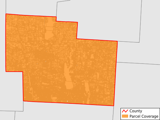 Delaware County Ohio GIS Parcel Data Download Coverage