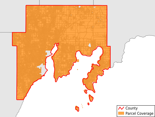 Delta County Michigan GIS Parcel Data Download Coverage