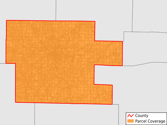 Dent County Missouri GIS Parcel Data Download Coverage