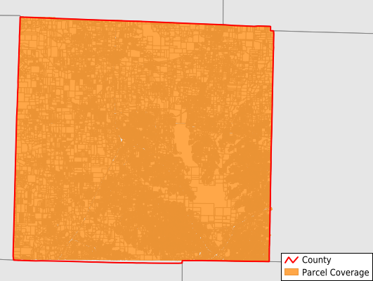 Denton County Texas GIS Parcel Data Download Coverage