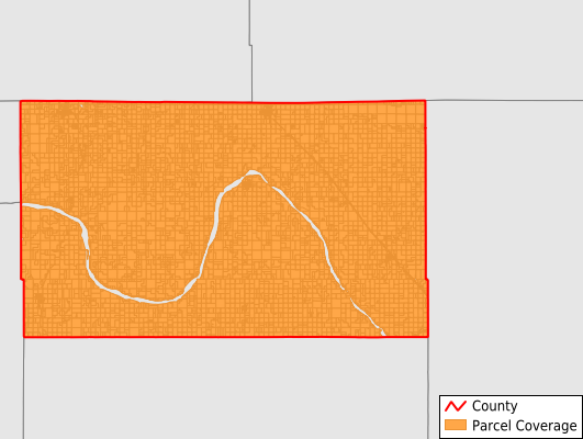 Dewey County Oklahoma GIS Parcel Data Download Coverage