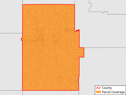 Dickinson County Kansas GIS Parcel Data Download Coverage