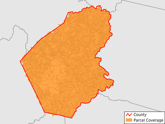 Doddridge County West Virginia GIS Parcel Data Download Coverage