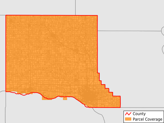 Dodge County Nebraska GIS Parcel Data Download Coverage