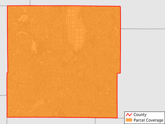 Dodge County Wisconsin GIS Parcel Data Download Coverage