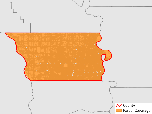 Douglas County Nebraska GIS Parcel Data Download Coverage