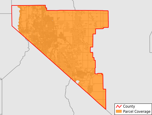Douglas County Nevada GIS Parcel Data Download Coverage