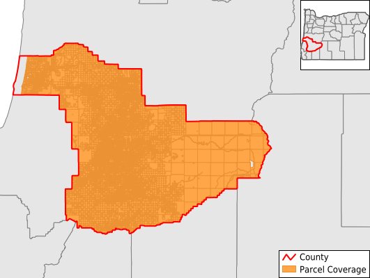 Douglas County Oregon GIS Parcel Data Download Coverage