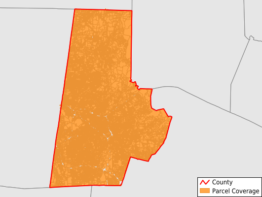 Durham County North Carolina GIS Parcel Data Download Coverage