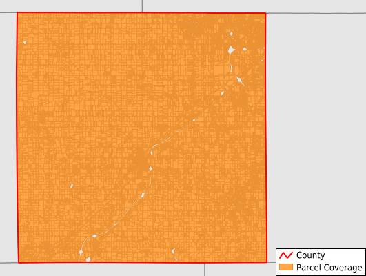 Eaton County Michigan GIS Parcel Data Download Coverage