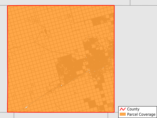 Ector County Texas GIS Parcel Data Download Coverage
