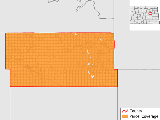Eddy County North Dakota GIS Parcel Data Download Coverage