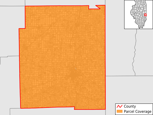 Edgar County Illinois GIS Parcel Data Download Coverage