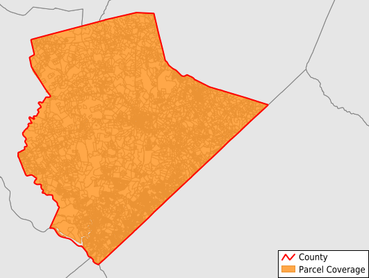 Edgefield County South Carolina GIS Parcel Data Download Coverage