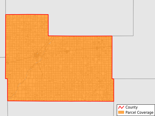 Edwards County Kansas GIS Parcel Data Download Coverage