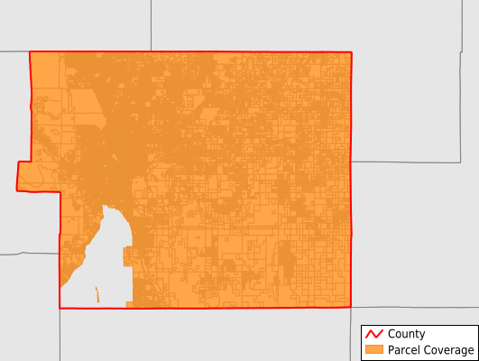 El Paso County Colorado GIS Parcel Data Download Coverage