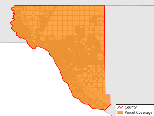 El Paso County Texas GIS Parcel Data Download Coverage