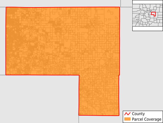Elbert County Colorado GIS Parcel Data Download Coverage