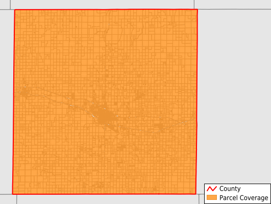 Ellis County Kansas GIS Parcel Data Download Coverage