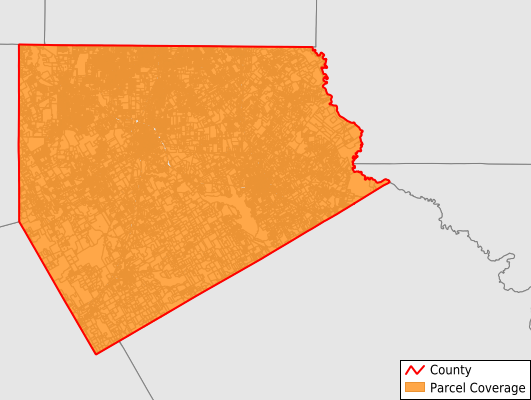 Ellis County Texas GIS Parcel Data Download Coverage