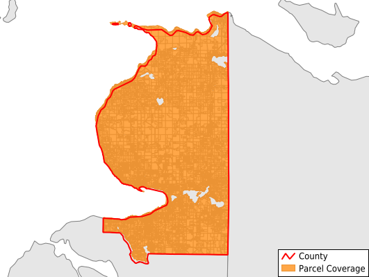 Emmet County Michigan GIS Parcel Data Download Coverage