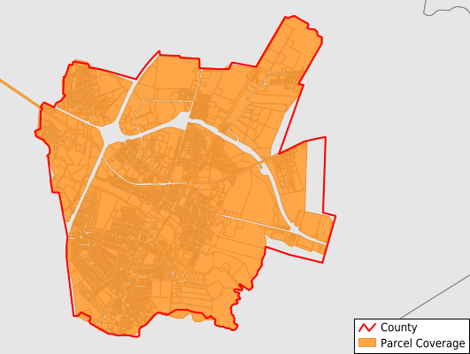 Emporia City Virginia GIS Parcel Data Download Coverage