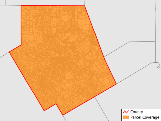 Erath County Texas GIS Parcel Data Download Coverage