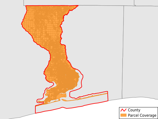 Escambia County Florida GIS Parcel Data Download Coverage