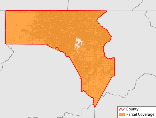 Fannin County Georgia GIS Parcel Data Download Coverage