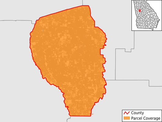 Fayette County Georgia GIS Parcel Data Download Coverage