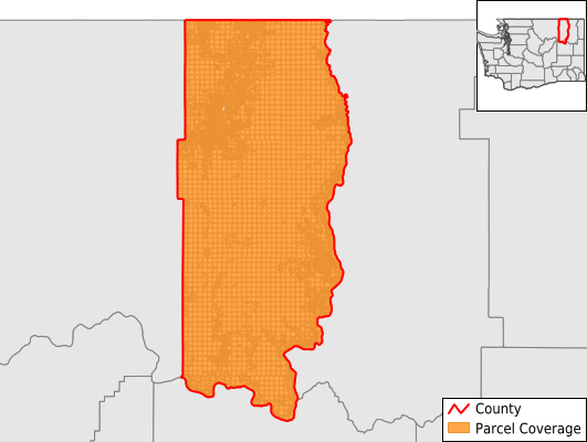 Ferry County Washington GIS Parcel Data Download Coverage
