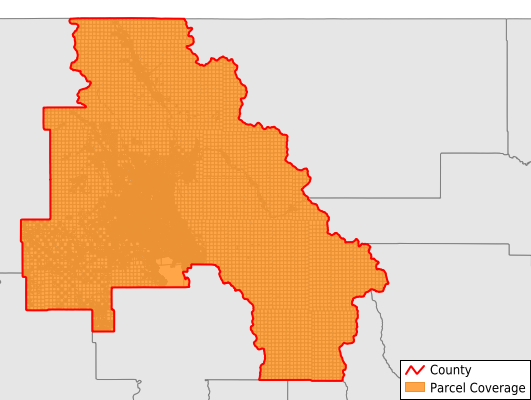 Flathead County Montana GIS Parcel Data Download Coverage