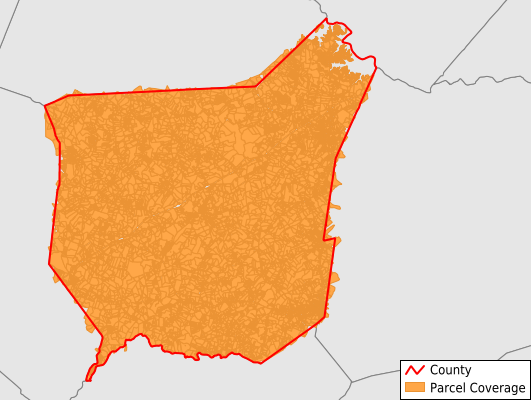 Franklin County Georgia GIS Parcel Data Download Coverage